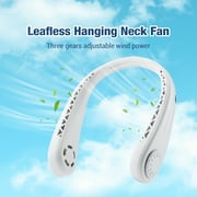 Portable Neck Fan,USB Rechargeable Hands Free Bladeless Neck Fan,Personal Mini Neck Air Conditioner with 3 Speeds,Wearable Personal Fan Suit for Traveling,Sports,Office