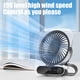 thumbnail image 5 of Ventilador portátil de pared o de pie, recargable por USB, con múltiples velocidades, ideal para viajes, hogar, oficina y dormitorio., 5 of 7