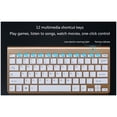 thumbnail image 2 of 2.4G Wireless Keyboard Mouse Set Mini Multimedia Keyboard Mouse Combo Set for Notebook Laptop Mac Desktop PC Silver gray, 2 of 5
