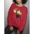 thumbnail image 3 of A Giraffe In The Savanna Paint Sweatshirt Women -Image by Shutterstock, Female Small, 3 of 4