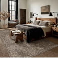 thumbnail image 6 of BERTHMEER 9'x12' Large Area Rugs for Living Room Rugs for Bedroom Home Office Brown Vintage Non Slip Washable Farmhouse Dining Room Oriental Traditional Distressed Rugs, 6 of 8