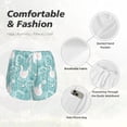 thumbnail image 6 of Lsque Swan And Flowers4 Printed Women's Running Shorts with Liner Pockets,Elastic Quick Dry Workout Athletic Gym Yoga Shorts,Womens High Waist Shorts-Small, 6 of 9