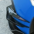thumbnail image 4 of Walbest 4Pcs/set Universal Car Front Bumper Lip Splitter Black Exterior Soft Rubber Fins Spoiler Canards Kit for Car Body Auto Anti-Collision Strip Decoration Accessories Stickers for Car, 4 of 6