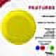 thumbnail image 2 of DISCOUNT PROMOS Frisbees 9.25 inch. Set of 10, Bulk Pack - Fun Outdoor Games for Adults and Family - Yellow, 2 of 5