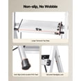 thumbnail image 3 of VEVOR 6 Step Ladder, Folding Step Stool with Wide Anti-Slip Pedal and Comfort Handgrip, 330 lbs Capacity Portable Aluminum Stepladder, Multi-Use for Kitchen, Warehouse, Household and Office, Silver, 3 of 9