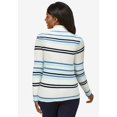 thumbnail image 2 of Jessica London Women's Plus Size Ribbed Cotton Turtleneck Sweater, 2 of 3