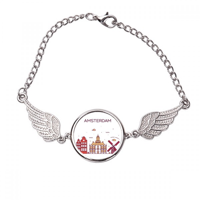 Amsterdam Apartamento Landmark Pulsera pulsera pulsera alas de ángel pulsera