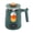 Green, variant on Electric Tea Kettle, 27OZ Portable Temperature Control Electric Kettle, 600W 110V WhiteWater Boiler ,Heater with Stainless Steel Tea Steamer Mesh and 360° Rotating Base