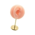 thumbnail image 4 of Earrings Organizer Silicone Ear Mannequin Stand Earring Display Rack for Dresser Pink left, 4 of 8