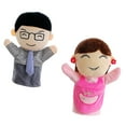 thumbnail image 3 of Shisuyan Kid Hand Puppets Cloth Stuffed Puppets Assorted Color 2Pcs 9.8X7.5X1.2In, 3 of 8