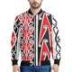 thumbnail image 3 of Chaqueta con cremallera maorí en blanco y negro para hombres y niños, sudadera de gran tamaño con estampado 3D, chaquetas bomber de manga larga para primavera y otoño, 3 of 5