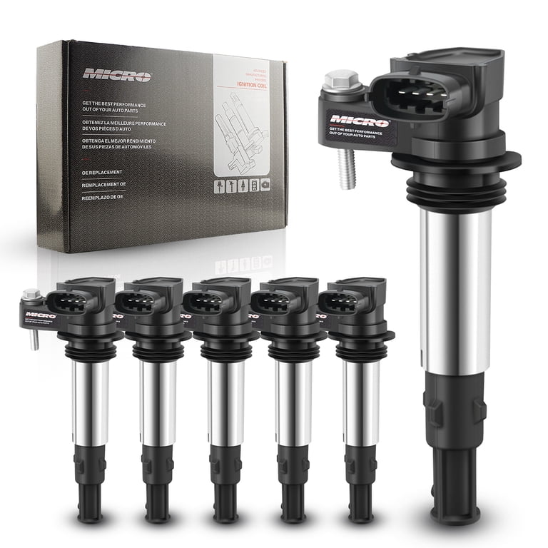 Set Of 6 Ignition Coils For Cadillac SRX, CTS, STS, GMC Acadia, Buick & Chevy V6 2.8L 3.6L 4 thumbnail image