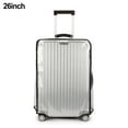 thumbnail image 1 of MYG Transparent PVC Luggage Cover Waterproof Suitcase Protector with Black Edges Easy Installation Washable Travel Bag for 26 Inch Luggage, 1 of 10