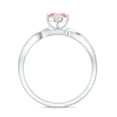 thumbnail image 3 of Rosec Jewels IGI Certified Lab Grown Pink Diamond Infinity Engagement Ring (1 Ct, Fancy Pink Color and VS1 Clarity) - Pink White Diamond Ring, 925 Sterling Silver, US 4.00, 3 of 9