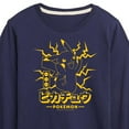 thumbnail image 3 of Pokémon - Pikachu Lightning - Youth Long Sleeve Graphic T-Shirt, 3 of 5