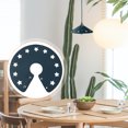 thumbnail image 1 of OULII European Style Blue Pendant Lampshade 1Pack Indoor Use Protector, 1 of 7