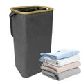 thumbnail image 1 of Laundry Basket 90L Large Capacity Laundry Washing Bin Collapsible Portable Laundry Hamper with Detachable Inner Bag Multipurpose Laundry Basket for College Dorm Laundry Bathroom Bedroom, 1 of 5