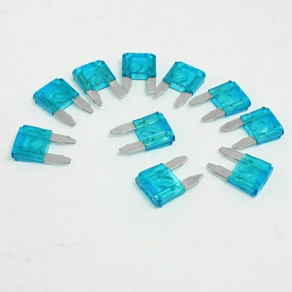Unique Bargains 10Pcs Car Auto Fuses Automotive Car Fuse 15A Teal Blue