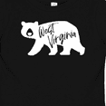 thumbnail image 4 of Inktastic West Virginia White Bear Silhouette Boys or Girls Baby T-Shirt, 4 of 5