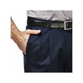 thumbnail image 5 of Haggar Men's Premium No Iron Khaki Pleat Front Pant Classic Fit HC10897, 5 of 9