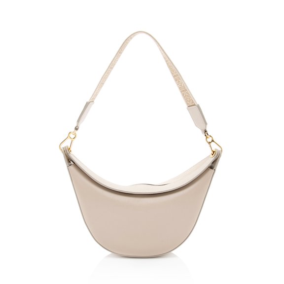 Pre-Owned Loewe Satin Calfskin Jacquard Luna Small Bag