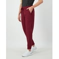 thumbnail image 3 of Hanes Comfort Fit Scrubs Women's Scrub Joggers Afternoon Burgundy M, 3 of 6