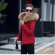 thumbnail image 1 of Abrigo de invierno corto de lana con cuello grande y relleno de algodón para mujer, chaqueta de plumón pequeña y ajustada, abrigo moderno, 1 of 6