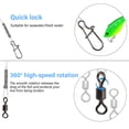 thumbnail image 6 of Fishing Wire Leader Antibite Leader Fishing Tackle Fish Hook Antibite Wire Line Leader with Rolling Swivels, 6 of 8