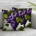 thumbnail image 3 of Nawypu  Premium Grape Throw Pillow Inserts - Unique Patterns Decorative Bed Pillowcase - Pillows Covers for All Occasions, 3 of 5