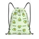 thumbnail image 1 of Fotbe Green Avocado Bolsa Mochila con Cordón Estampada, Bolsa de Gimnasio Deportiva, Bolsa Cinch, Bolsa con Cordón para Hombres y Mujeres-Medium, 1 of 6