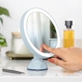 thumbnail image 5 of Zadro Lighted Wall Mounted Suction Cup Makeup Mirror with 10X Magnification, 5 of 13