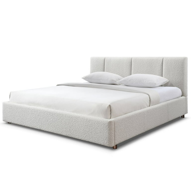 Omax Decor King Size Venice Upholstered Platform Bed in