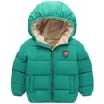 thumbnail image 1 of Toddler Down Jacket Removable Hooded Windproof Snow Winter Coat Outwear, 1 of 4