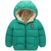 Toddler Down Jacket Removable Hooded Windproof Snow Winter Coat Outwear