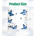thumbnail image 2 of Shower Curtain for Bathroom Stall Boho Modern Cute Aesthetic Decorative Girly Waterproof Unique Butterfly Flower Girls Chic Print Design Teen Pretty Women Cortinas de Baño Bathtub 72 x72 Inch, 2 of 6