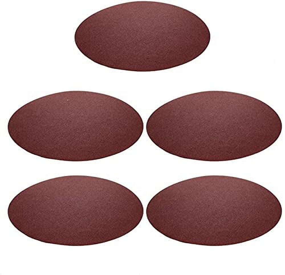 XiHAMA 12-inch PSA Sanding Discs 60 Grits NO-Hole Self Stick Adhesive Back Aluminum Oxide Sanding Discs for Orbital Sander