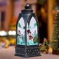thumbnail image 3 of Linterna de Navidad Colco Adorno LED de nieve iluminación colgante decorativa negro L, 3 of 8