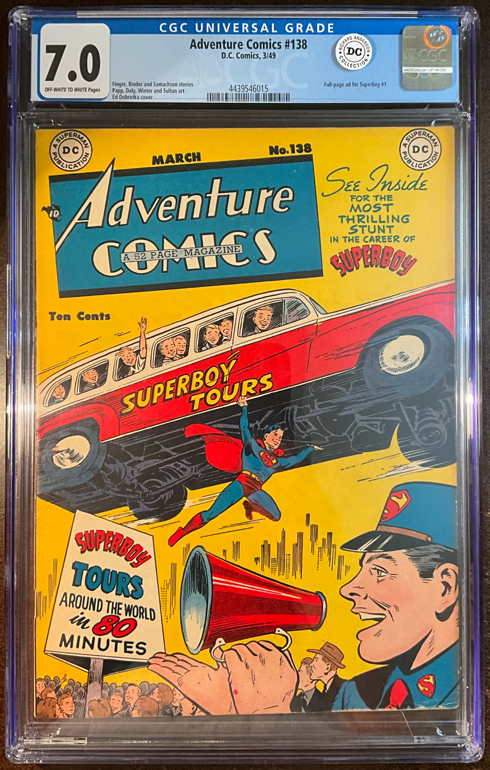Cover of Adventure Comics #138