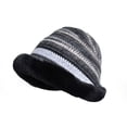 thumbnail image 2 of Chapeau de Pêcheur Rétro en Laine Tricotée pour Femmes, 2 of 4