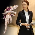 thumbnail image 1 of Trayknick Brooch Delicate Reusable Flower Shape Alloy Brooch Pin for Party Purple, 1 of 12