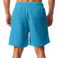 thumbnail image 3 of GrmtClth Corduroy Pants Men Elastic Waist Drawstring Lightweight Cargo Short Classic Fit Hiking Golf Shorts 2026 Work Resort Wear with 4 Pockets Blue M, 3 of 4
