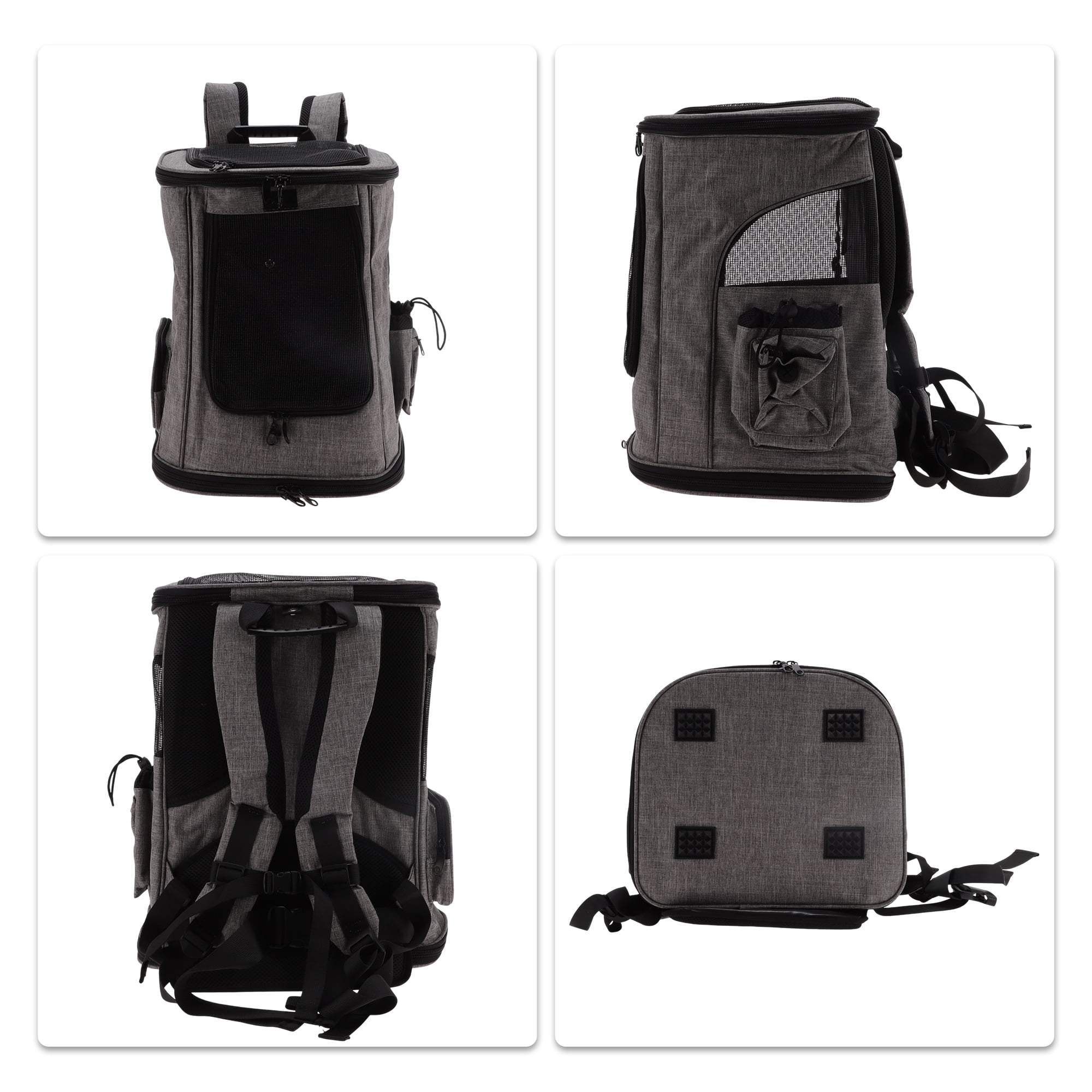 Unique Bargains Pet Carrier Backpack for Cats and Small Dogs Foldable Pet Backpack