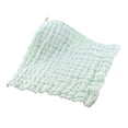 thumbnail image 4 of Almencla 2xPure Cotton Infant Face Hand Bath Saliva Towel Baby Bibs Handkerchief green, 4 of 8
