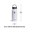 thumbnail image 3 of Botella Hydro Flask, boca ancha, 946 ml, con tapa flexible, 3 of 5