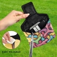 thumbnail image 4 of Haosy Colorful Bones Golf Mallet Putter Cover Strong Magnetic Leather Golf Club Headcover Closure, 4 of 7