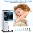 thumbnail image 2 of Costway Acondicionador de Aire Evaporativo con Ventilador y Humidificador Negro y Blanco 38 x 28,5 x 74 cm, 2 of 10