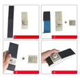 thumbnail image 5 of yuksok 4 Pack Sandpaper Sanding Block Hand Sander, Abrasive Sandpaper Blocks Assortment White, 5 of 5