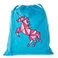 thumbnail image 1 of Unicorn Drawstring Bag Mini Unicorn Gift Bags for Birthdays Make up & Decorations, 1 of 2