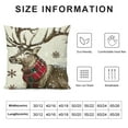 thumbnail image 5 of PHYHOO Christmas Buffalo Plaid Throw Pillow Cover,Winter Holiday Cushion Case Decoration for Sofa Couch, 5 of 5