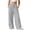 Gray, variant on SROBPTY Teen Girls Pants Solid Wide Leg Drawstring with Pockets Loose Trousers for Daily Wear